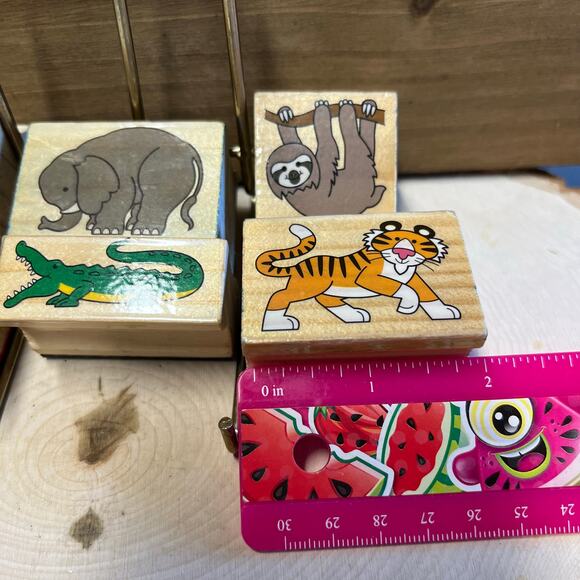 Rubber Stamps: Wild Animals Lot - Picture 3 of 4